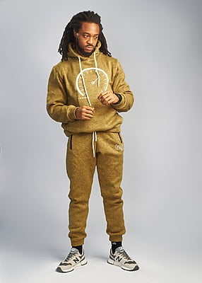 Gold Hoodie and Joggers Set (Male)